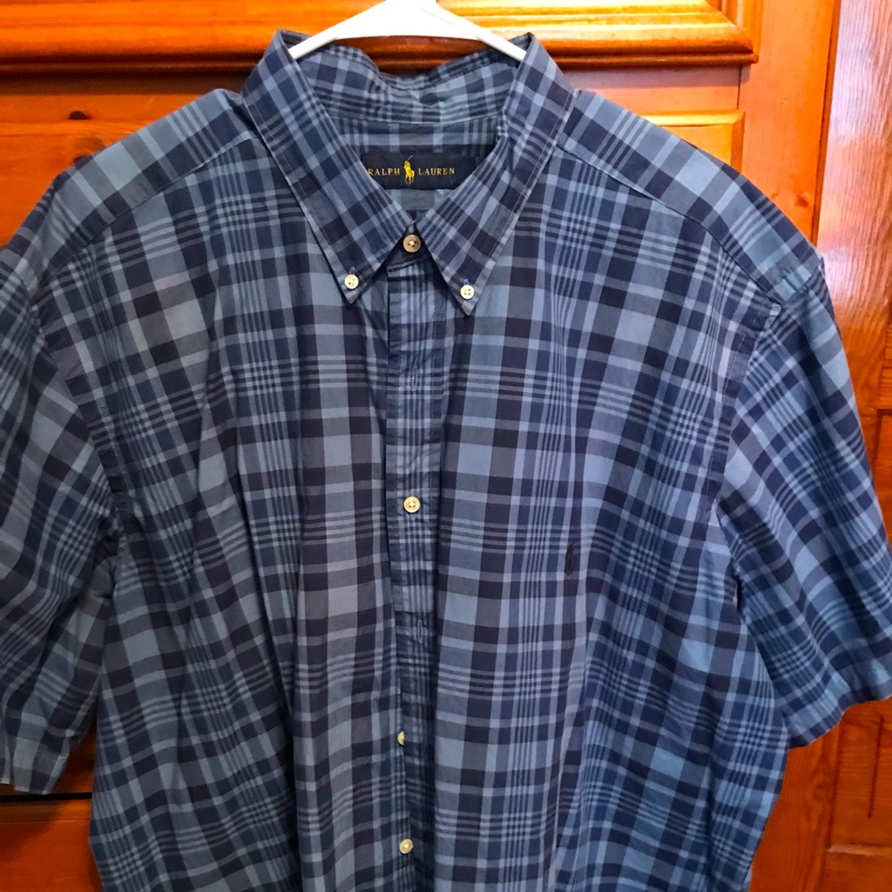 Ralph Lauren 2XB Classic short sleeve button up gently worn